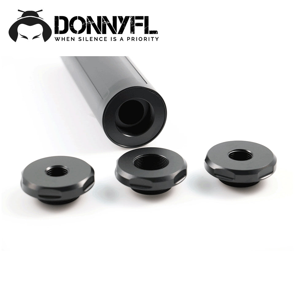 DonnyFL FX Airgun Pro Size 22-25 Silencer - .177 - .22 Calibre 1/2x20UNF