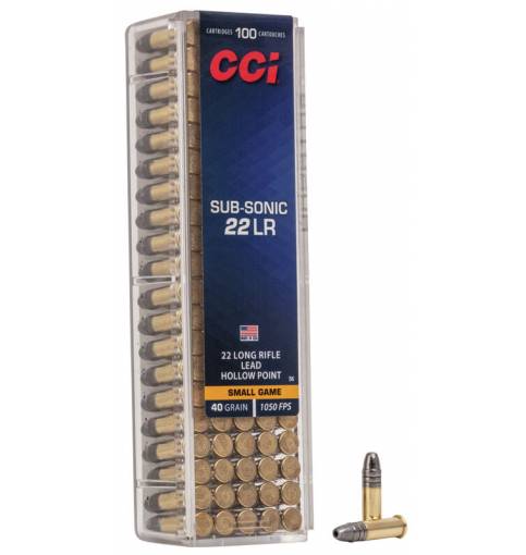 CCI SubSonic .22LR Hollow Point 40G box of 100