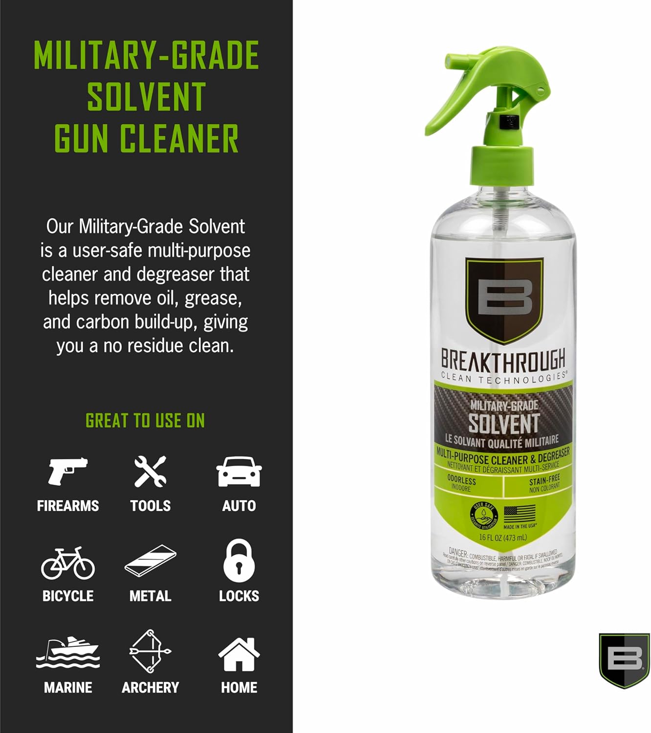 BREAKTHROUGH CLEAN TECHNOLOGIES MILITARY-GRADE SOLVENT 6 FL OZ ( BTS-6OZ )