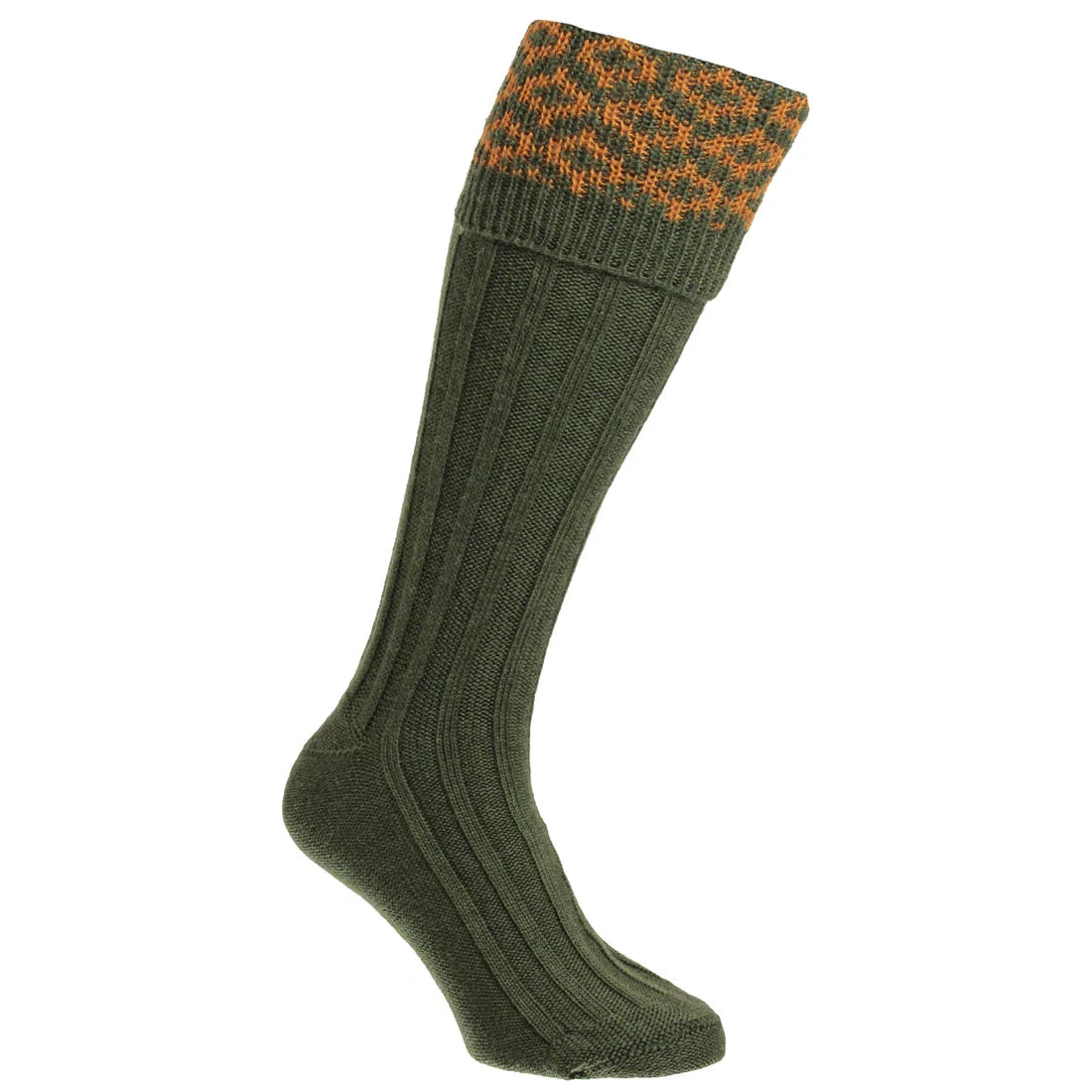 Bisley Patterned Top Shooting Socks