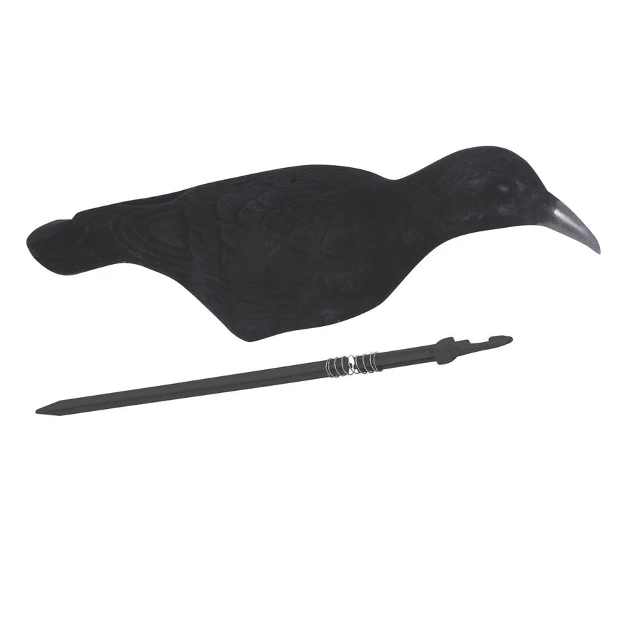 Jack Pyke Flocked Crow Shell Decoy