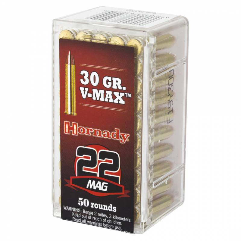 Hornady Varmint Express .22 WMR 30gr V-MAX (Box of 50)