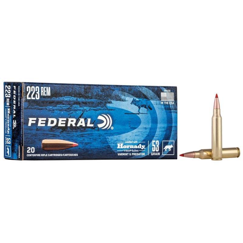 Federal .223 53Gr VMax Ammunition