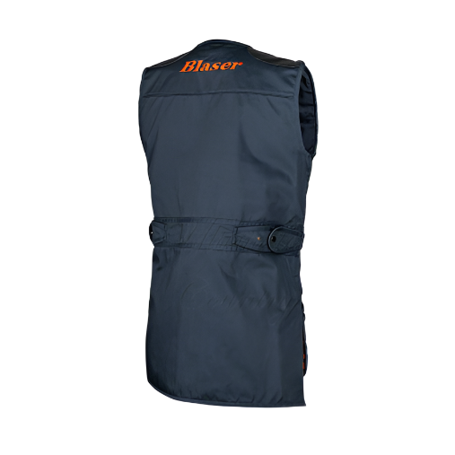 Blaser Parcour Shooting Vest Navy & Orange