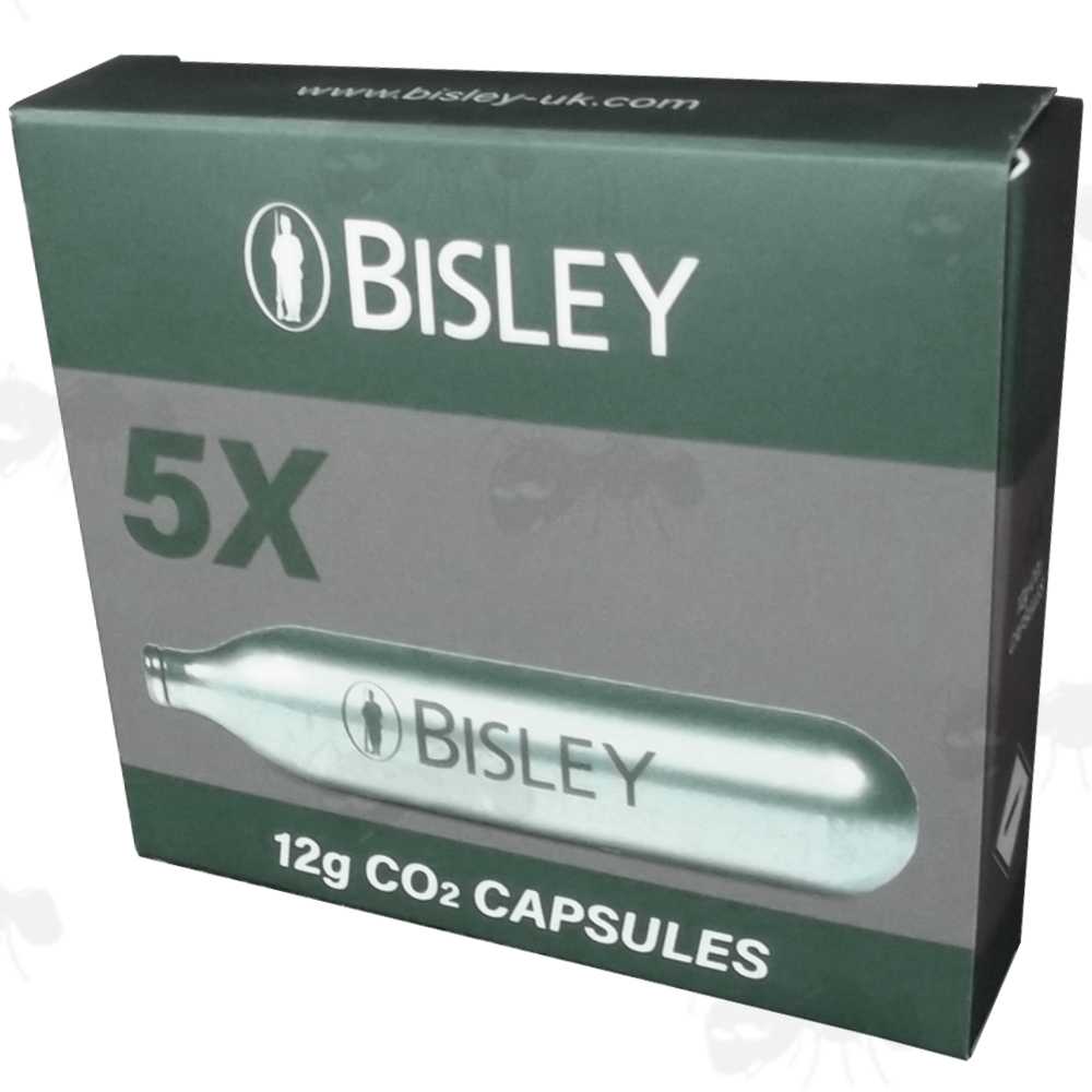 BISLEY 12G CO2 CAPSULES 5X