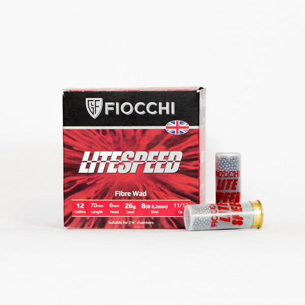 Fiocchi Litespeed 12Ga 26G 8 Fibre Wad