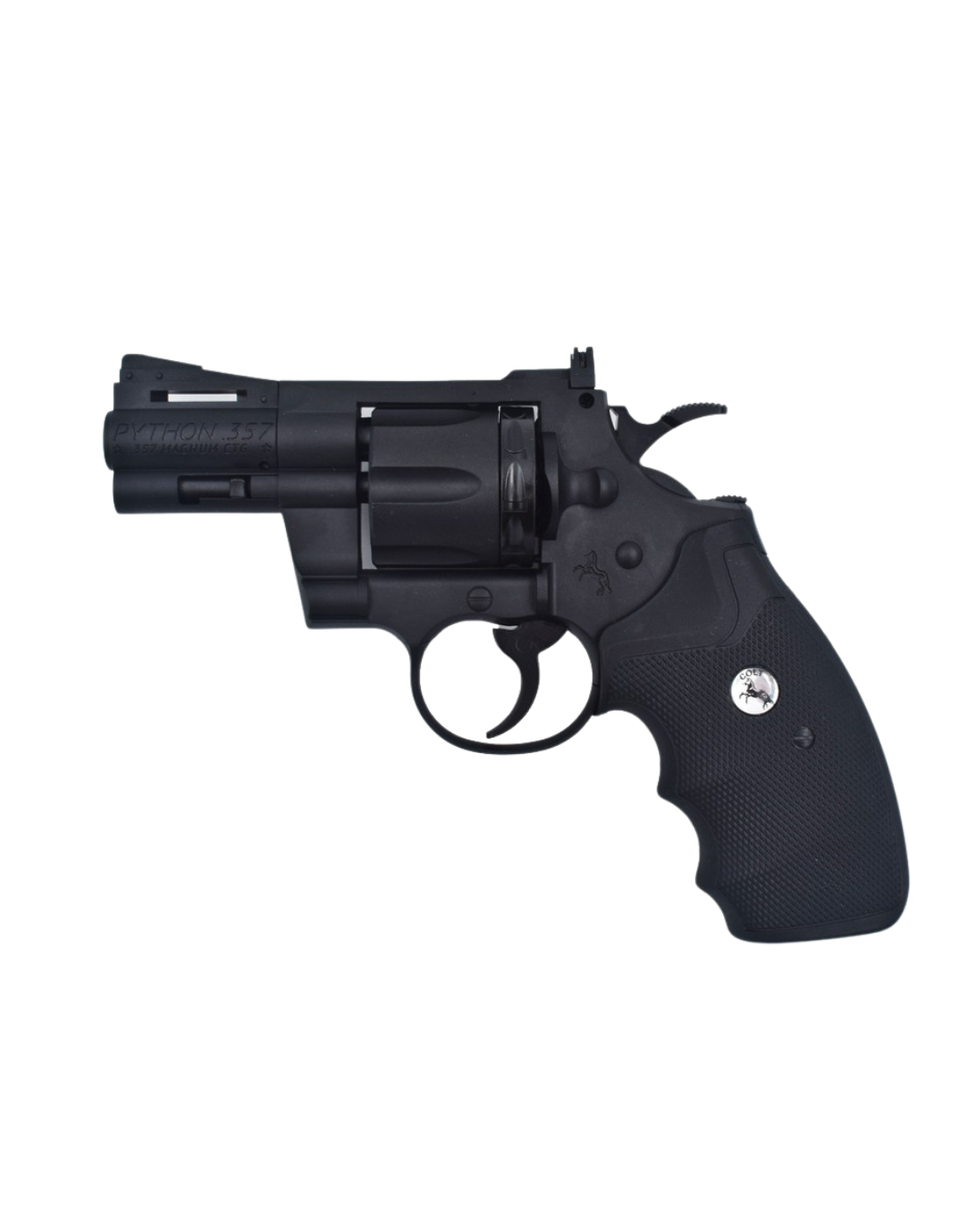 Colt Python .357 2.5 Inch Black - 4.5mm BB & .177 Pellet CO2 Air Pistol