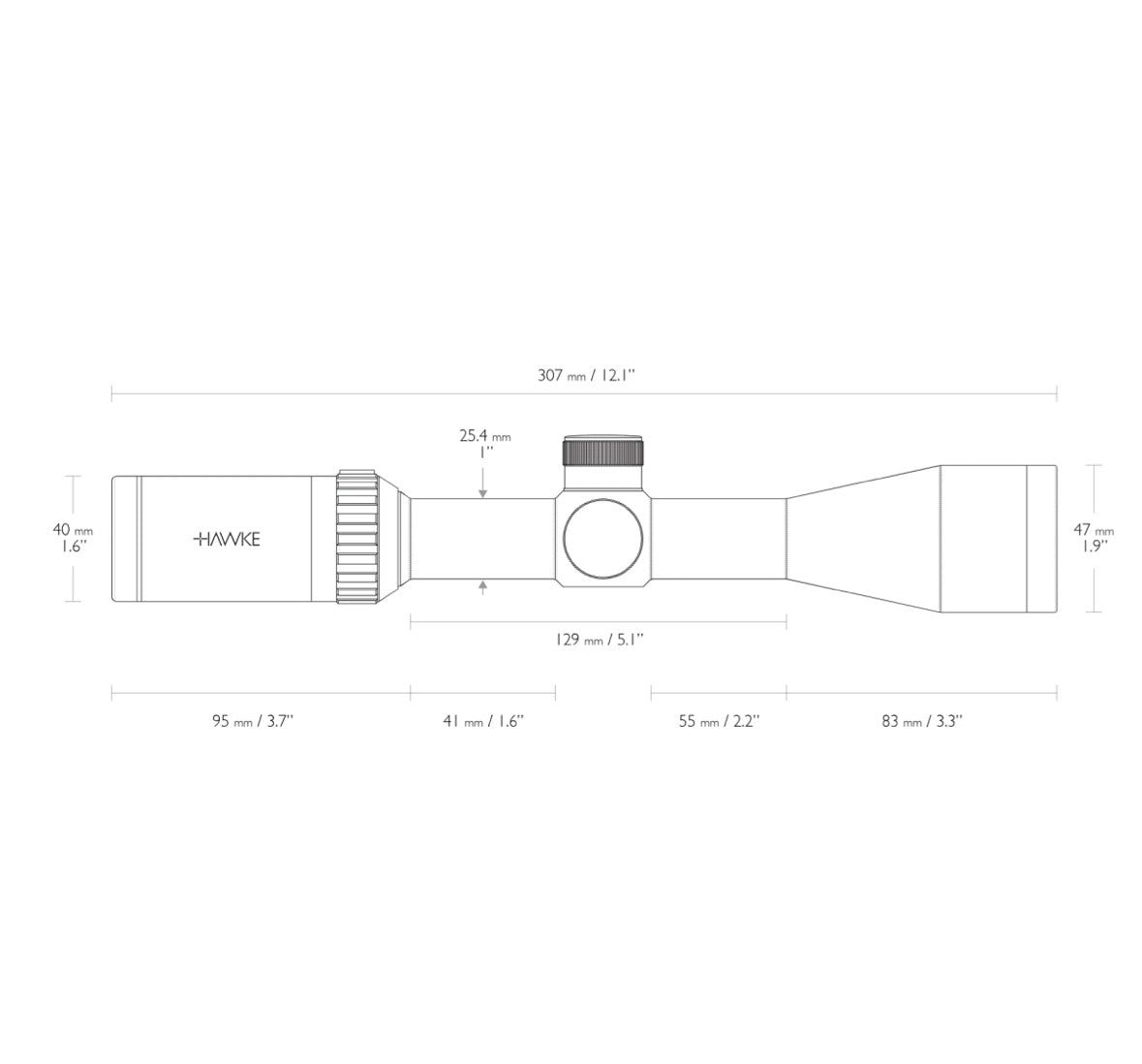 Hawke Vantage IR 3-9x40 L4A Dot (14218)