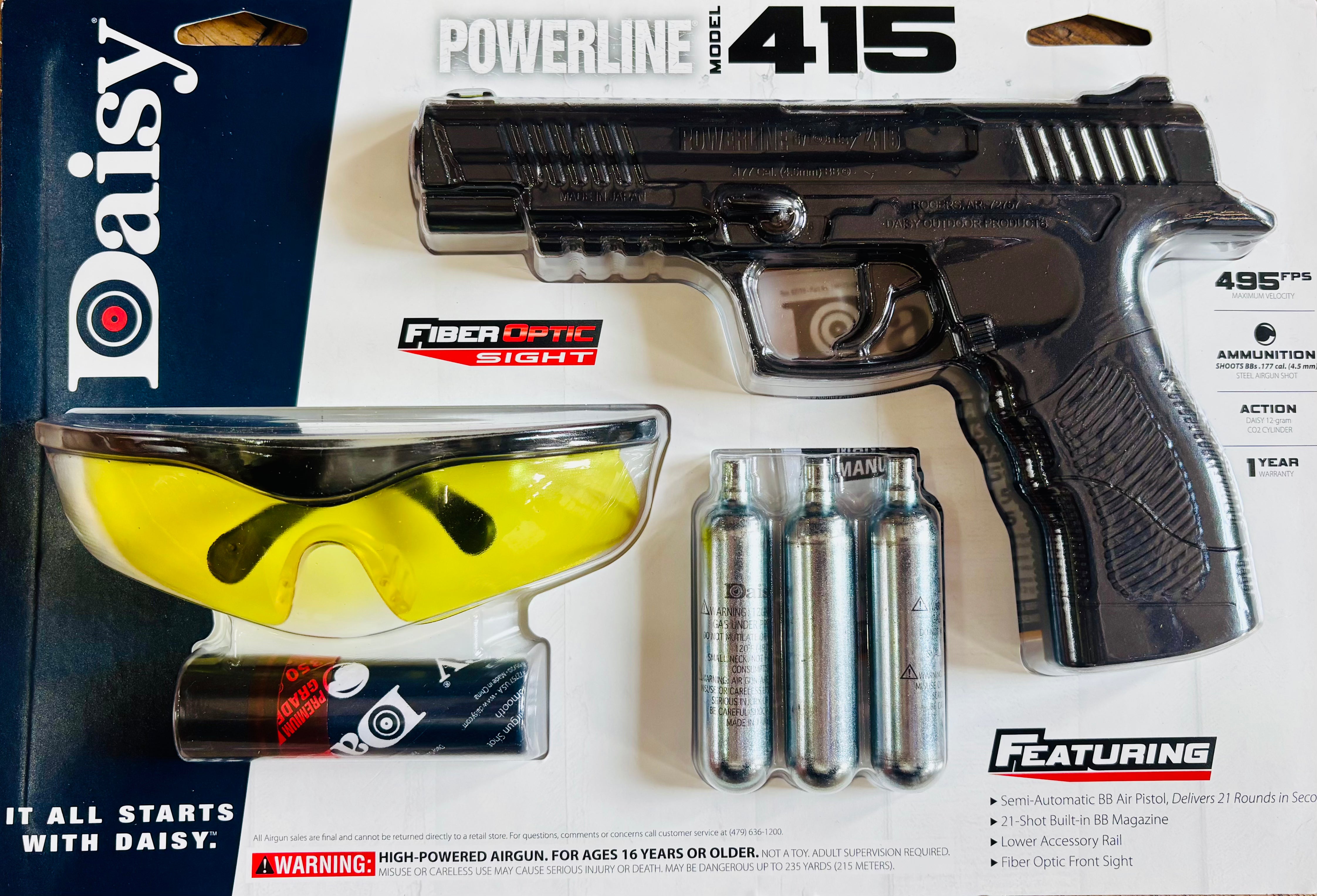 Daisy Powerline Model 415 Pistol Kit .177