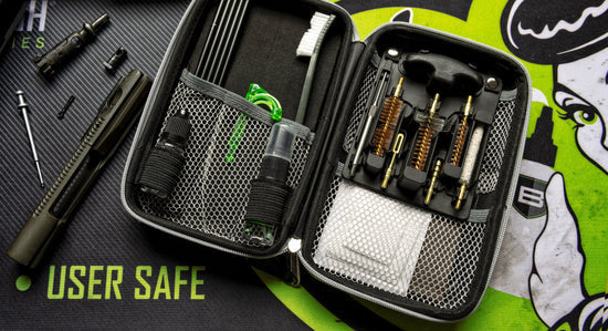 BREAKTHROUGH CLEAN TECHNOLOGIES GUN CLEANING KIT WITH RODS .22/.223 CAL ( BT-LEVA-AR15 )
