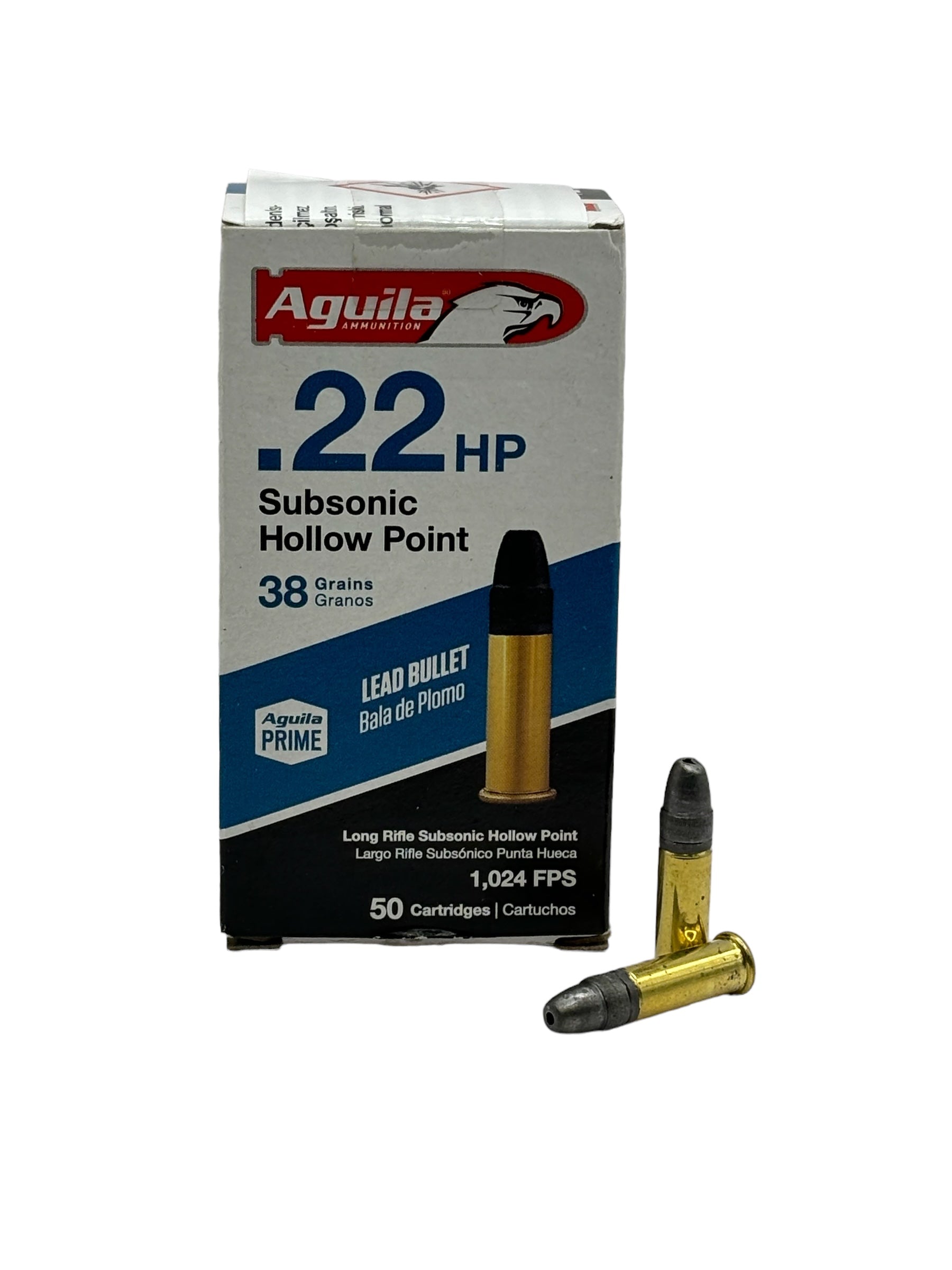 Aguila .22 Subsonic Hollow Points 38GR