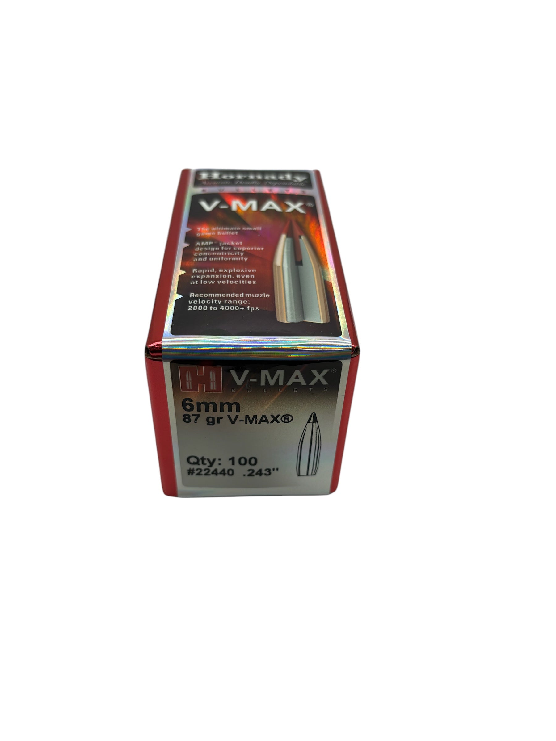 Hornady 6mm .243 87GR V-Max Bullet Tips (22440)