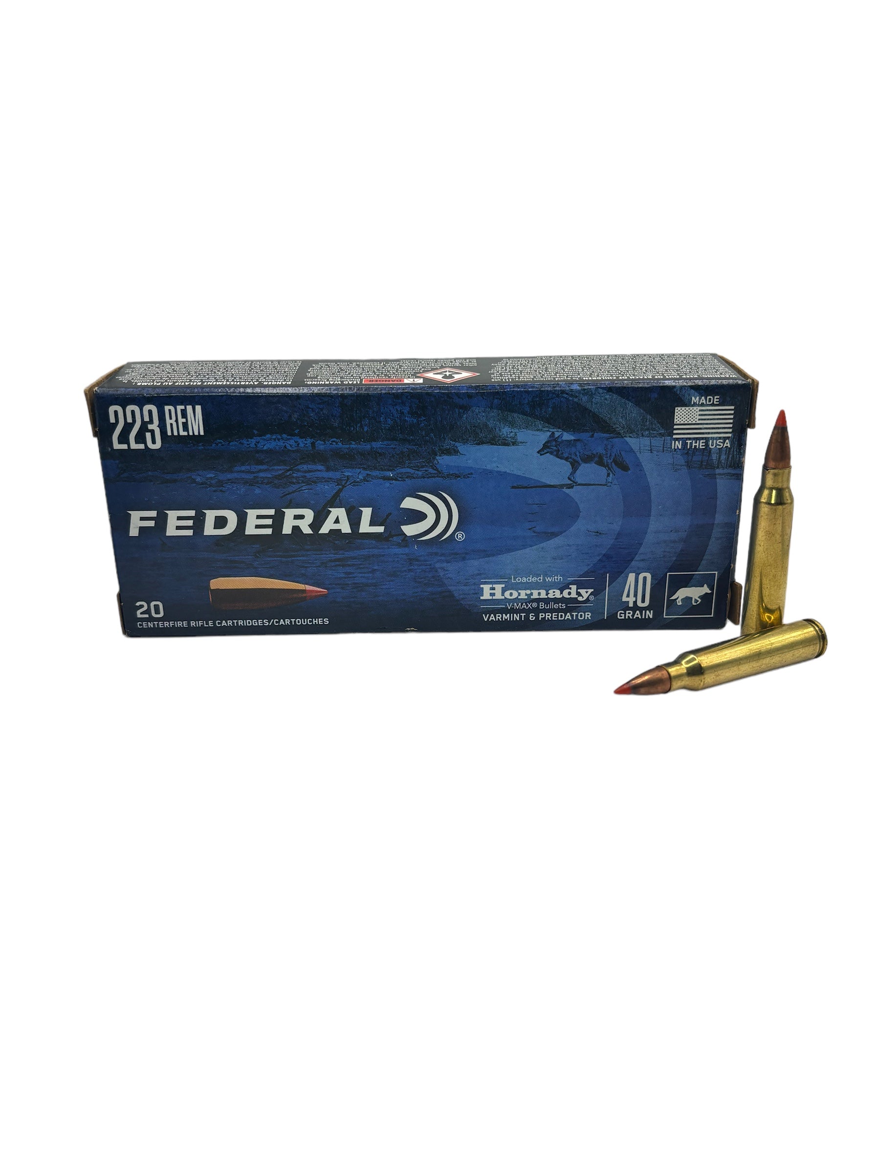 Federal .223 Rem 40GR V-Max Varmint & Predator