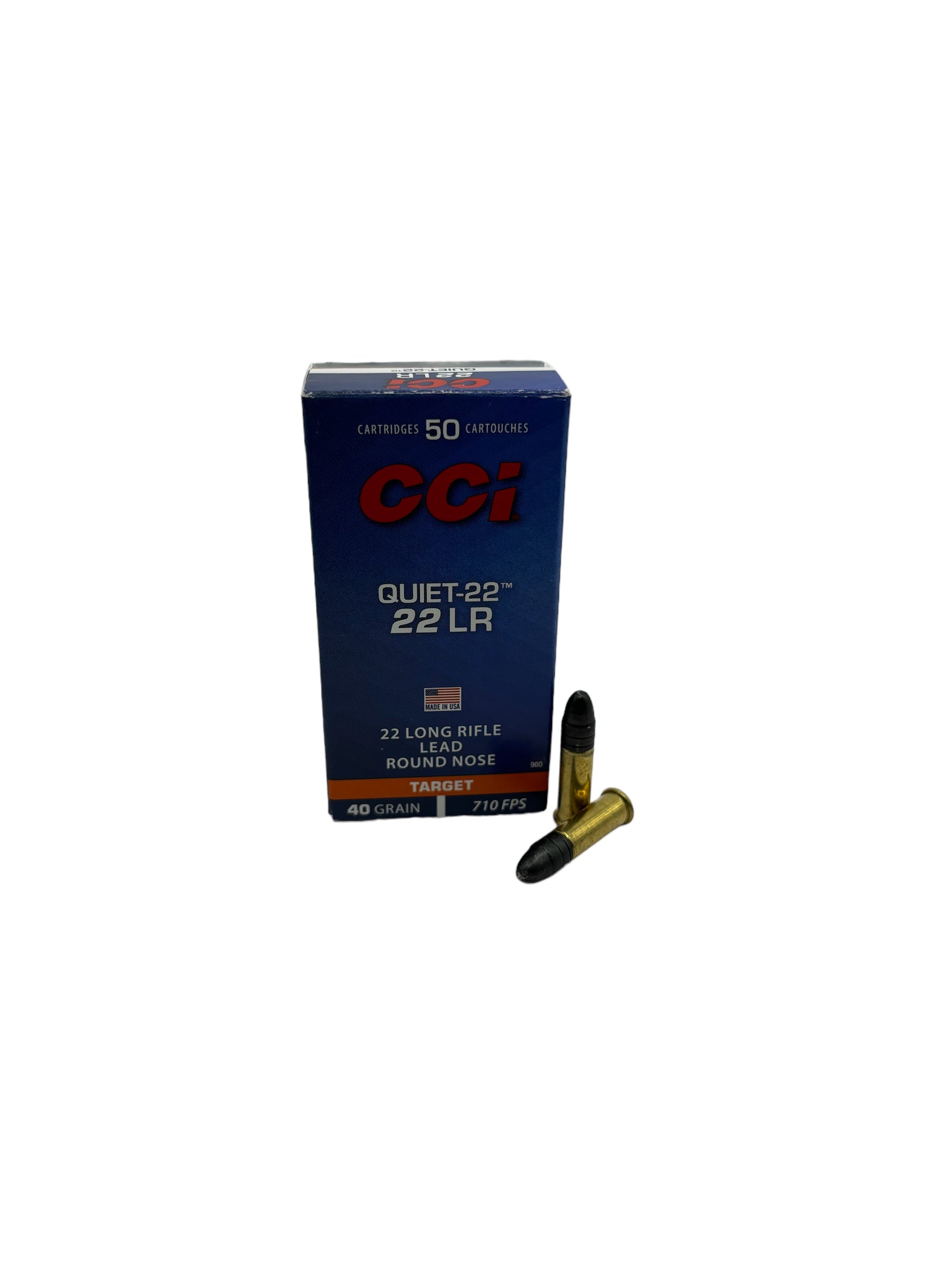 CCI Quiet .22 LR 40GR target