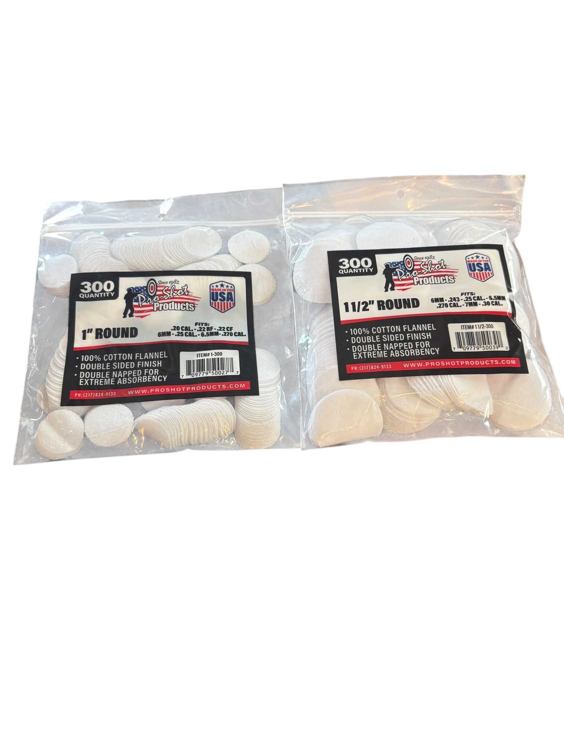 Pro Shot Round Cleaning Patches