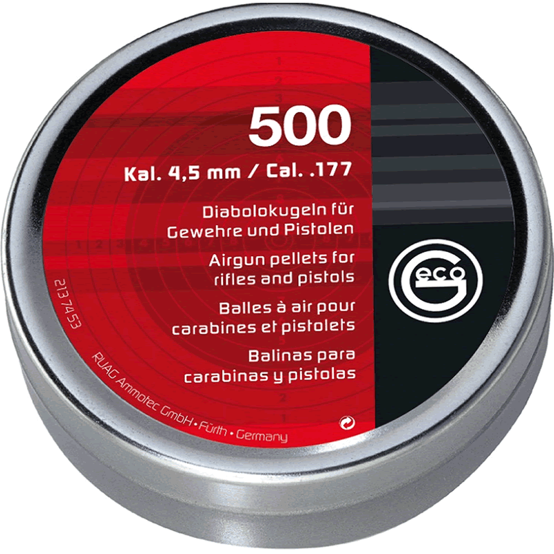 Diabolo GECO Pellets .177 4.51mm (Tin of 500)