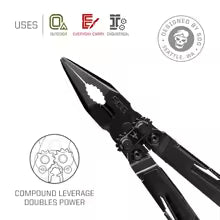 SOG PowerPint 18-in-1 Tactical Multi-Tool with Folding Pliers & Knife - EDC Pocket Gear for Outdoor, Hiking, Camping Survival