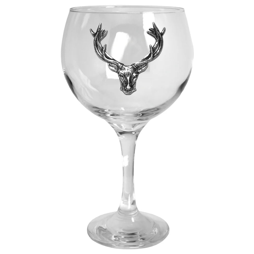 Stag Gin Glass by Bisley