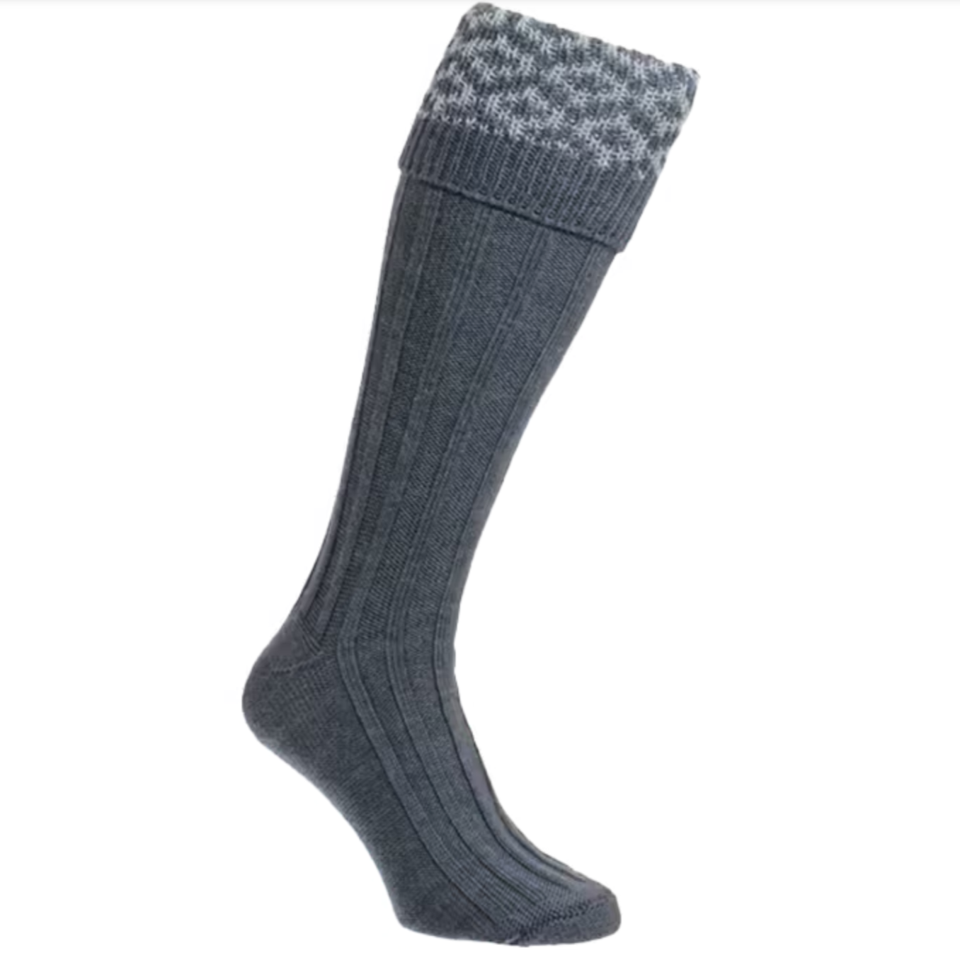 Bisley Patterned Top Shooting Socks