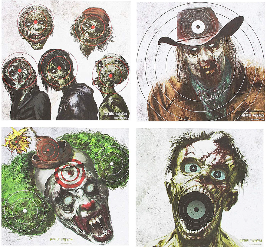 Crossman Zombie Targets Pack of 20 Sheets