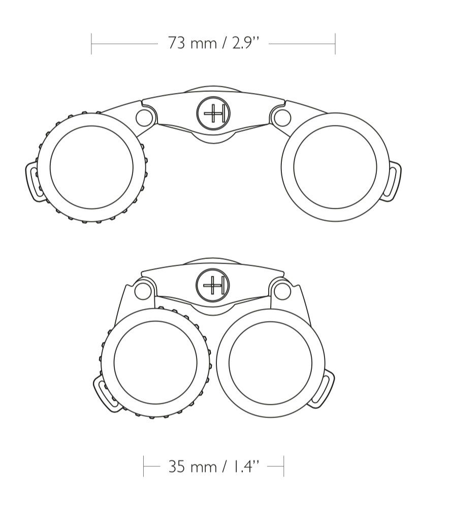 Hawke FRONTIER ED X 8x25 Binoculars (38 401)