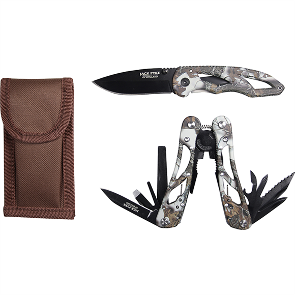 Multi Tool and Knife Set in Camo