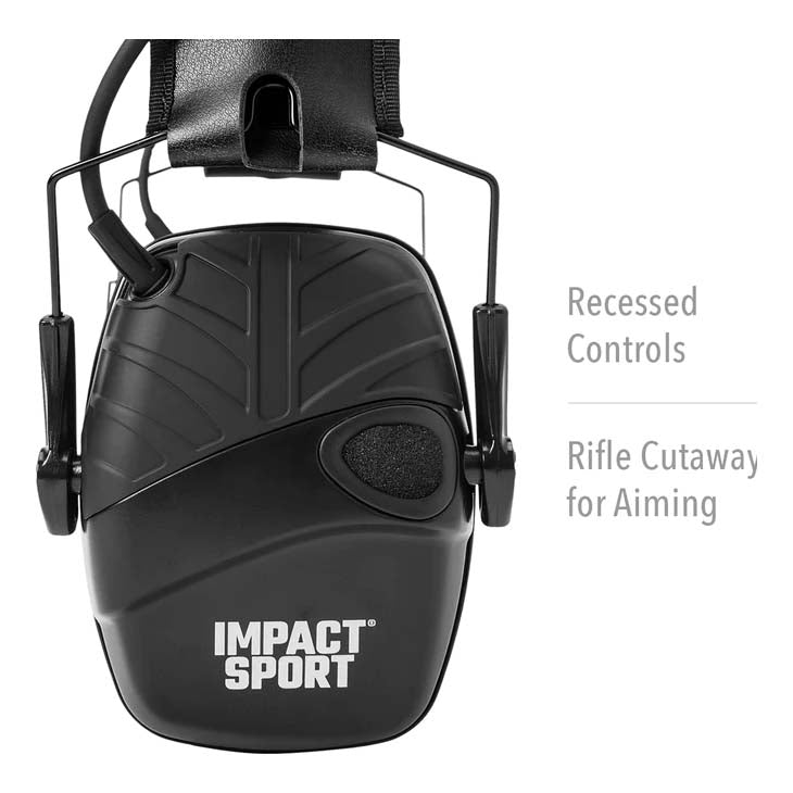 Howard Leight Impact Sport Ear Defenders - Black