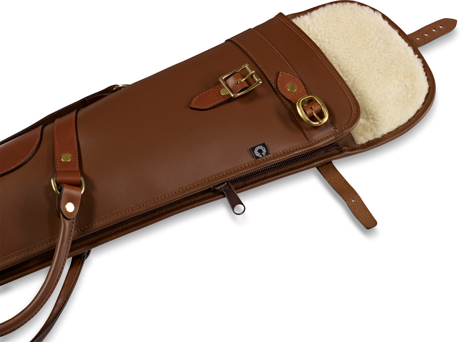 Croots Byland Leather slip Flap/Zip/Handle.