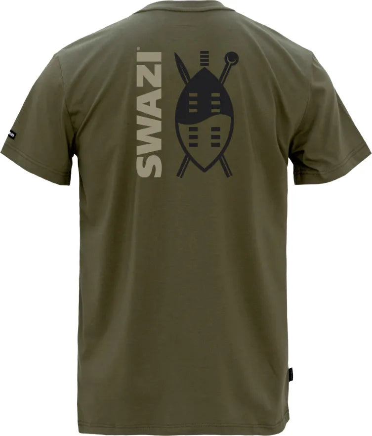 SWAZI REVERSE SHIELD T SHIRT European Olive