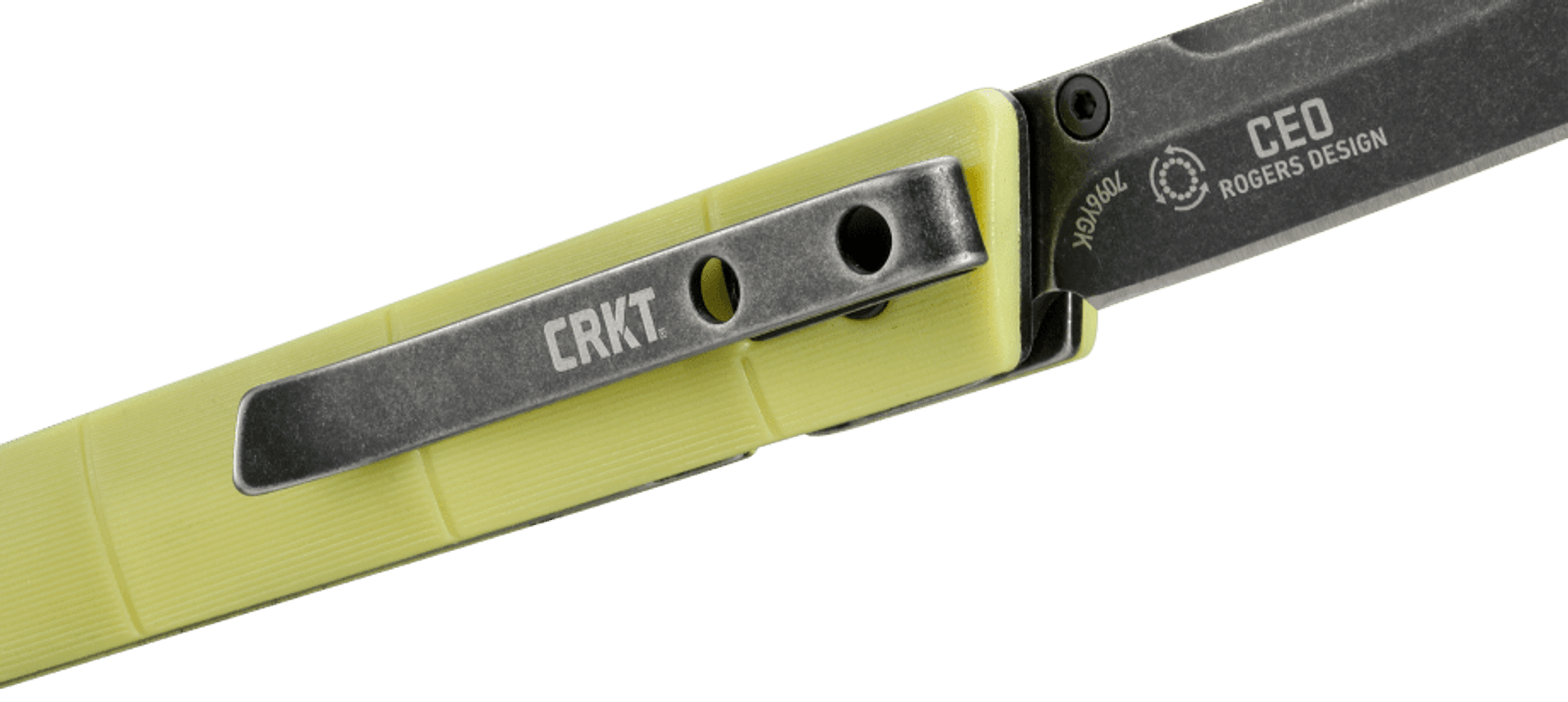 CRKT CEO Flipper Bamboo pocket knife, Richard Rogers design