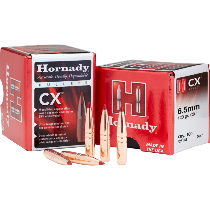 Hornady 6mm .243 80GR CX Bullet Tips - Box of 50