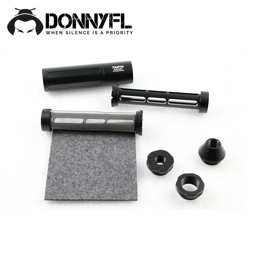 DonnyFL Tanto Size 22 Silencer - .177 Calibre 1/2x20Unf