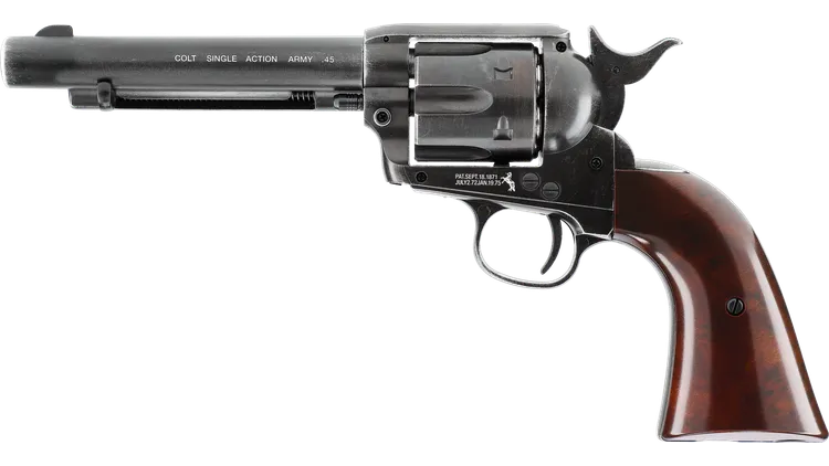 Colt SAA .45 Antiqued Revolver 4.5 mm (.177) Pellet, CO₂