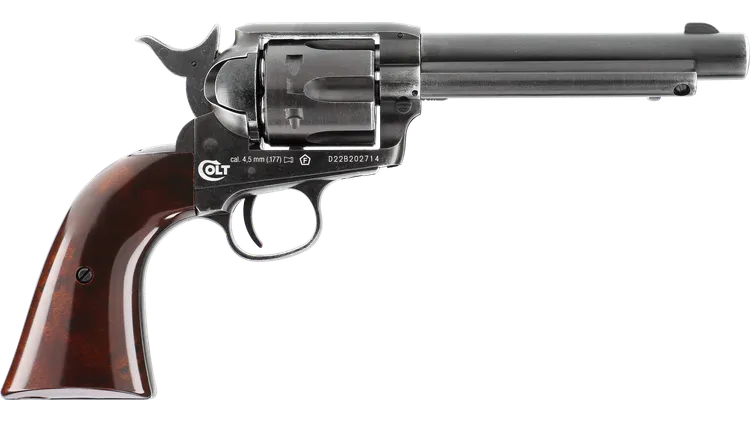 Colt SAA .45 Antiqued Revolver 4.5 mm (.177) Pellet, CO₂