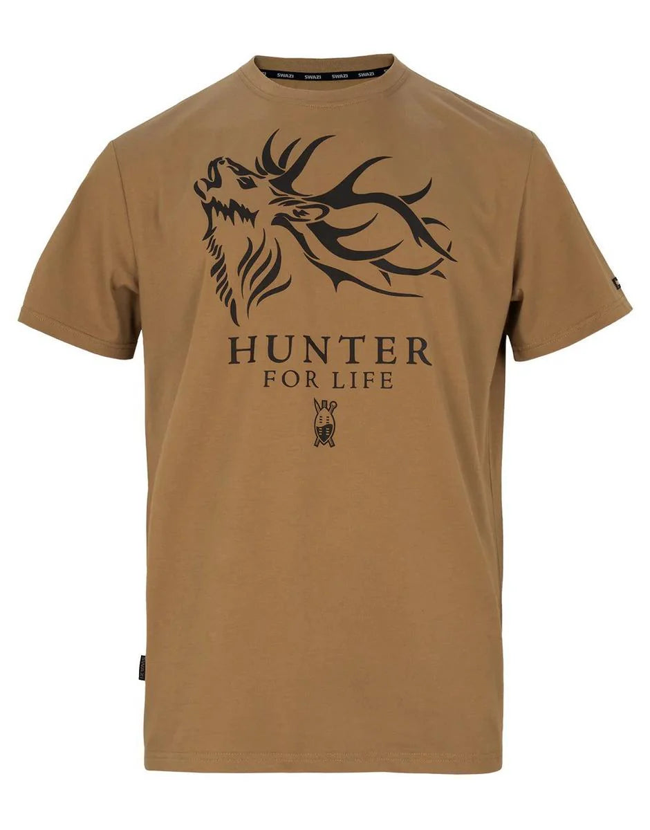 Swazi  Hunter For Life Tee Shirt (Tussock)