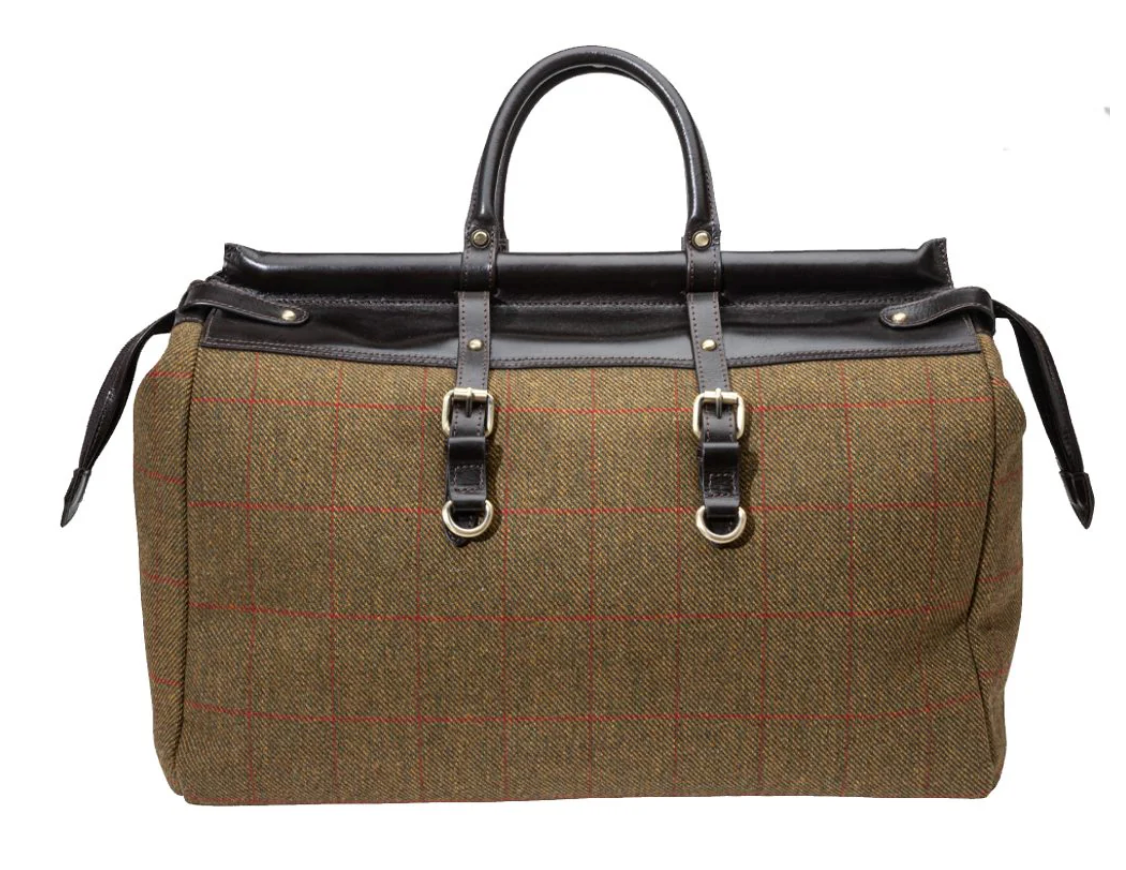 Parker Hale Hambledon Tweed Weekender Bag