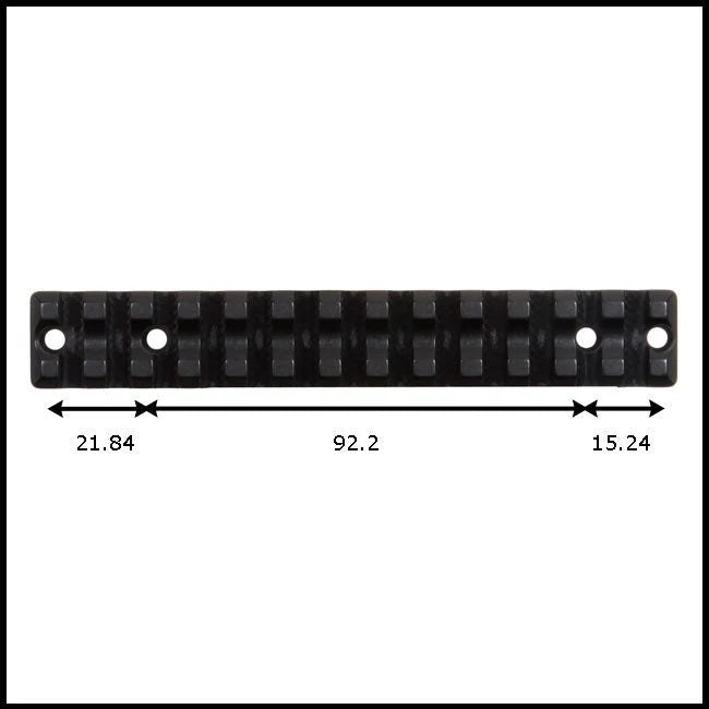 Recknagel Picatinny Rail for Bergara B14 Short- 0MOA