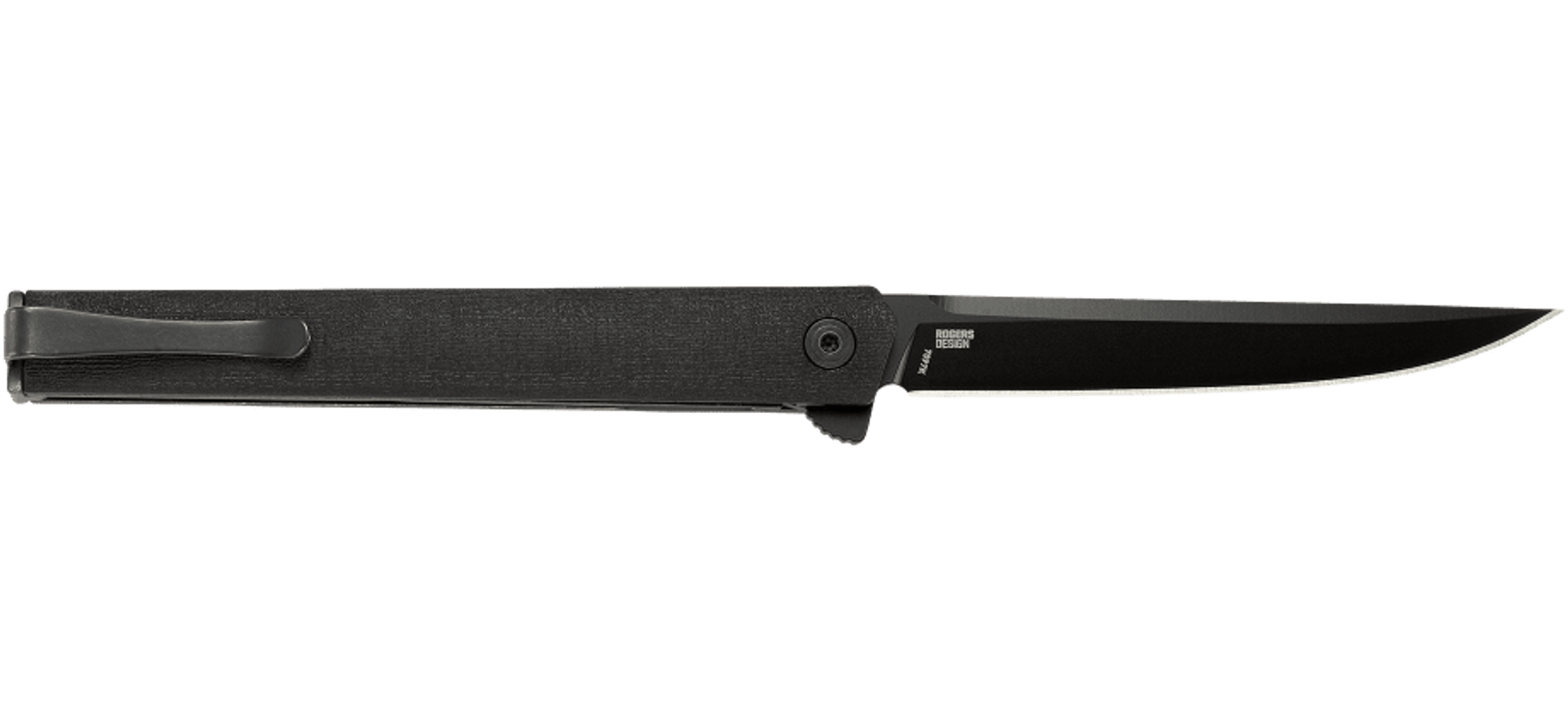 CRKT CEO FLIPPER BLACKOUT 3.35″ PLN EDGE
