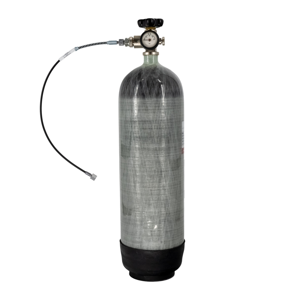 300 BAR Carbon Composite Cylinder Basic Setup with Bisley